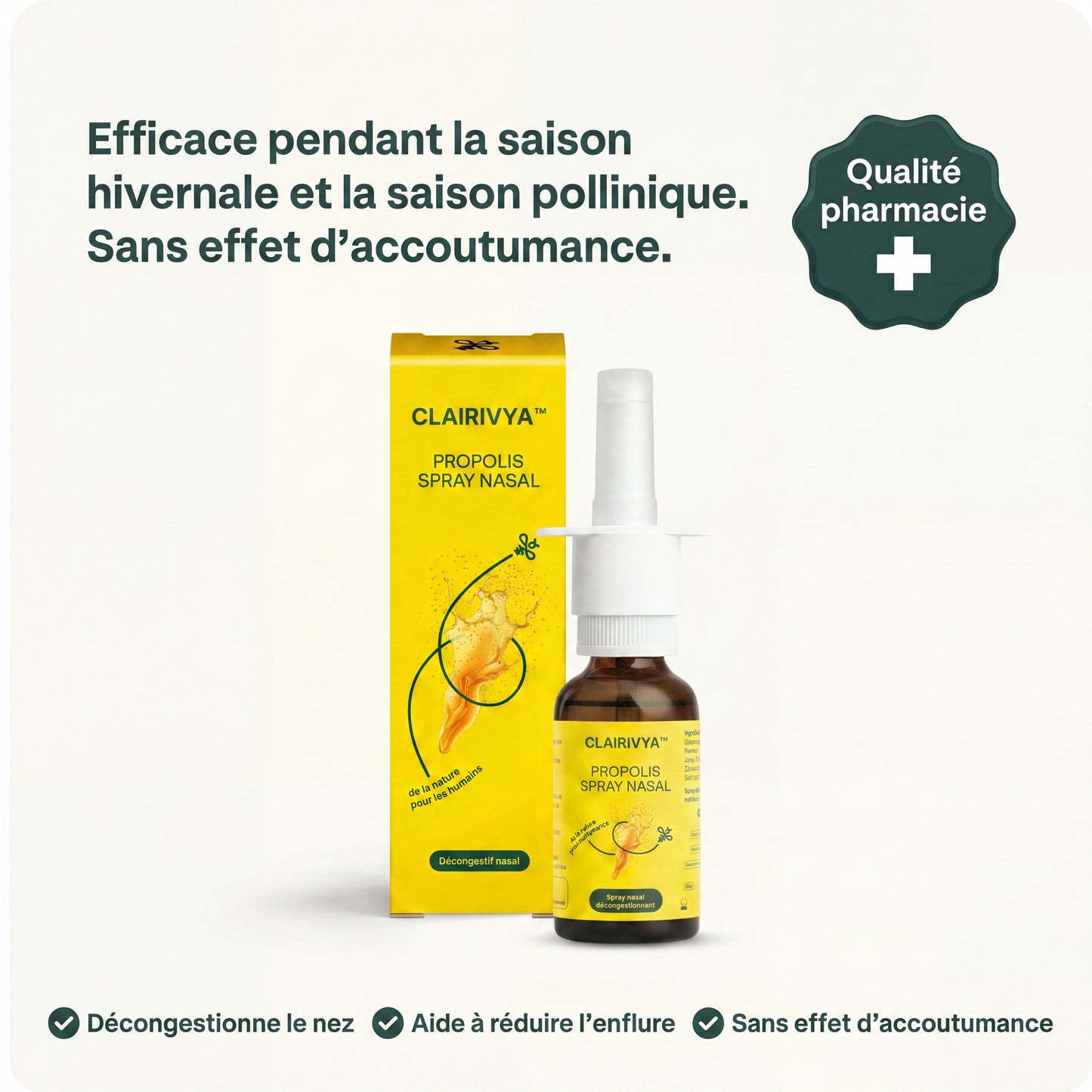 Spray nasal propolis