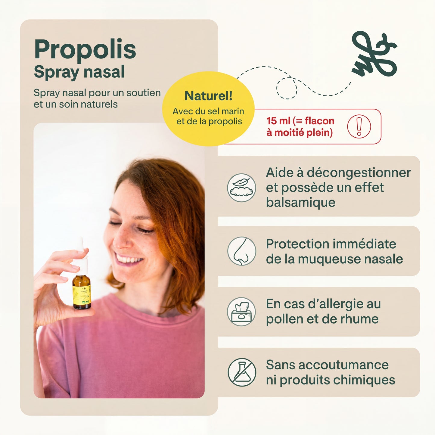 Spray nasal propolis